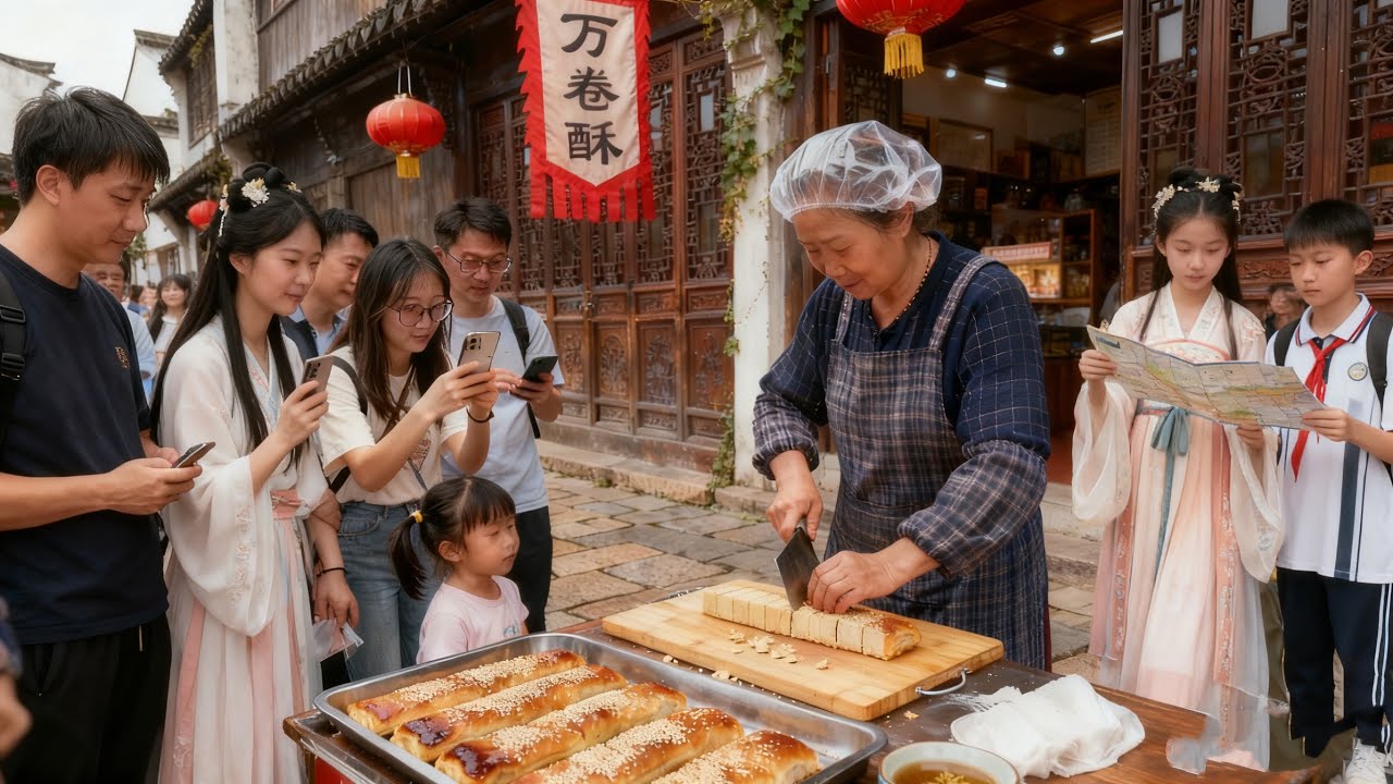 令人惊叹的中国山西省美食市场100多种面食精彩制作过程合集