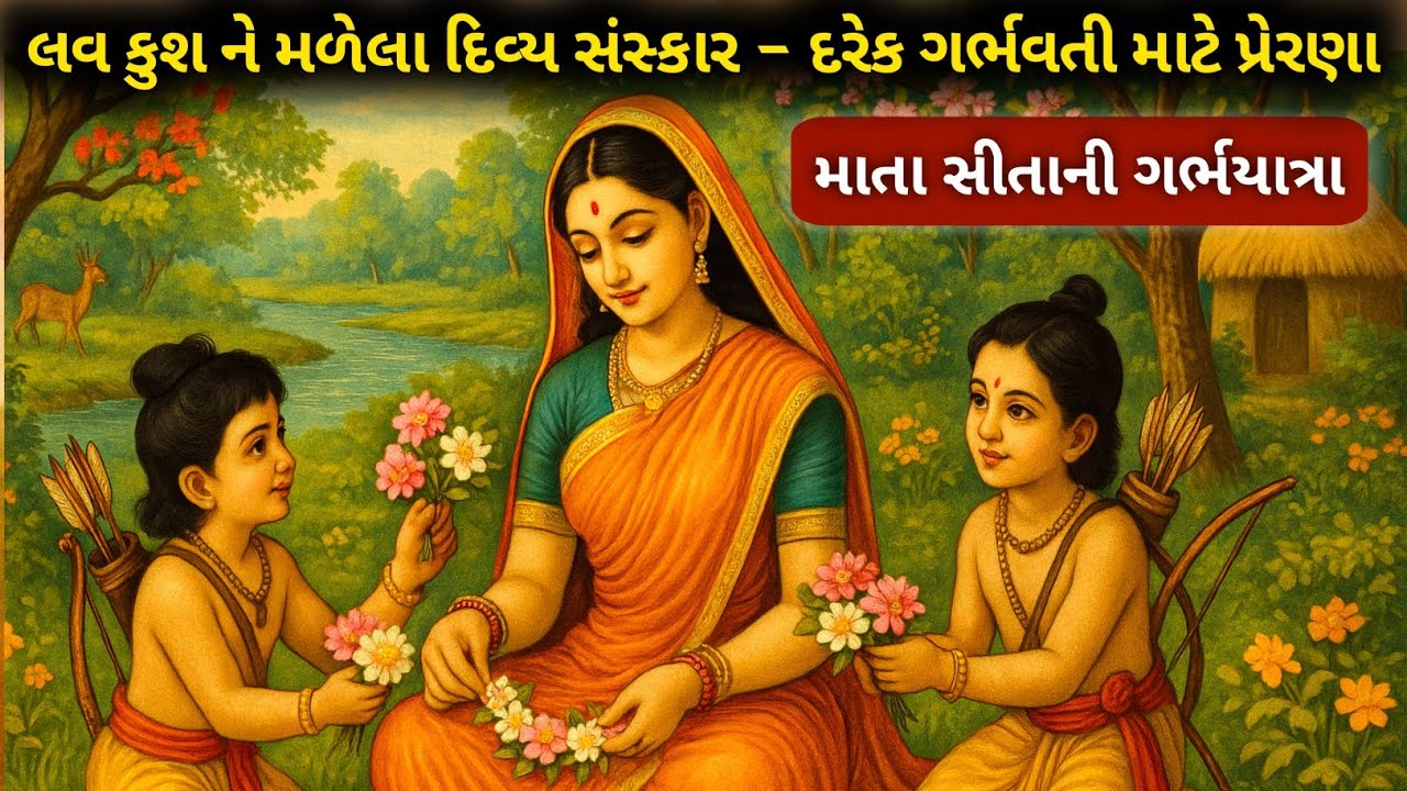 માતા સીતાની ગર્ભયાત્રા: લવકુશને મળેલાં દિવ્ય સંસ્કાર - દરેક ગર્ભવતી માટે પ્રેરણા