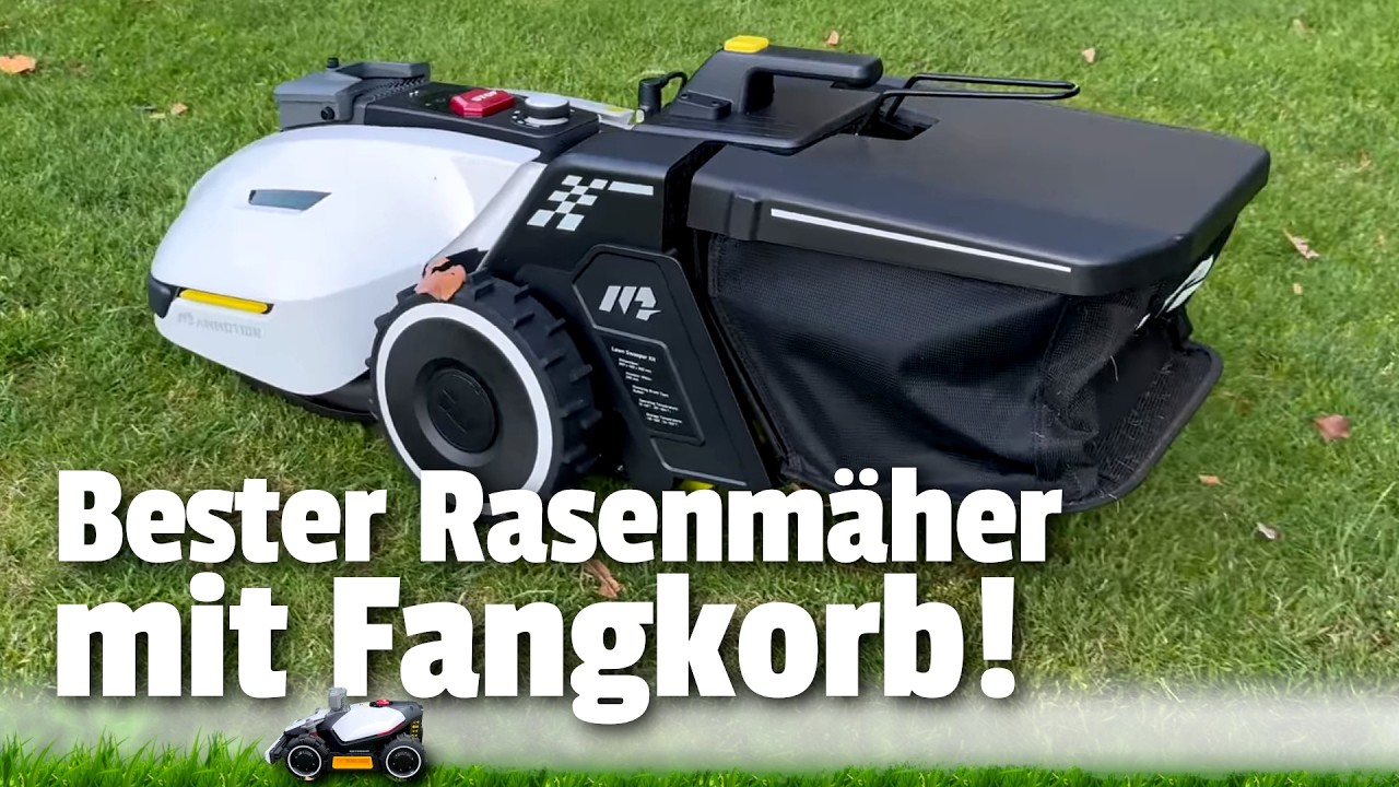 💥Bester Rasenmäher Roboter mit Fangkorb | Mammotion Yuka Erfahrungen und Test