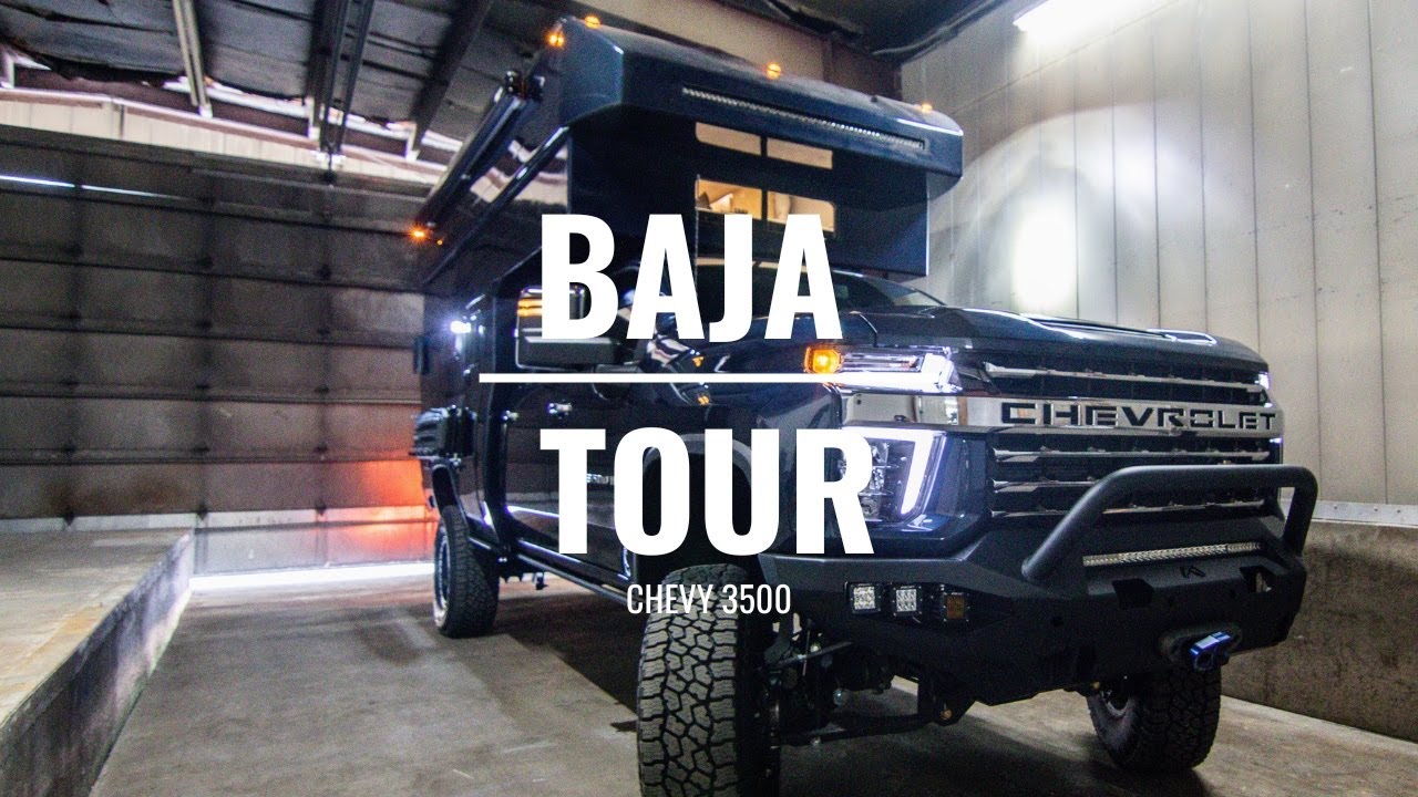 Custom Truck Camper (FULL TOUR) | Rossmönster Overland | Chevy 3500 8ft bed | The Baja | 194