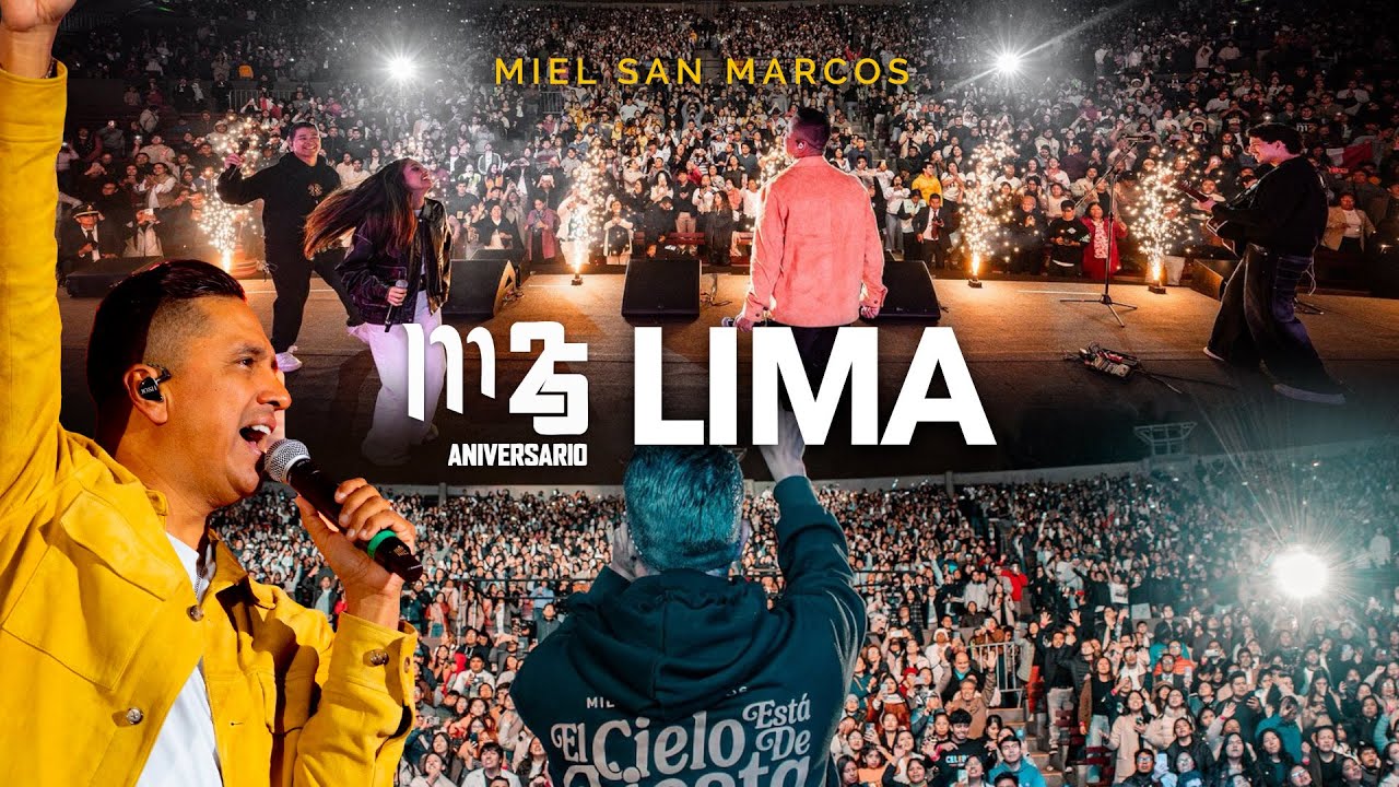 Miel san marcos - Concierto En vivo desde Lima Perú (25 Años)