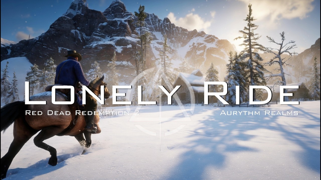 Relaxing Western Music - Snowy Mountains to Warm Campfire | RDR2 Ambience