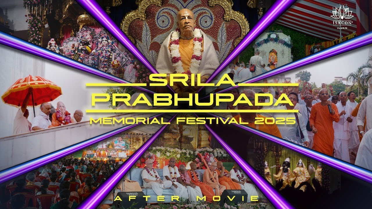 SPMF 2025 || 4K After Movie || ISKCON Удджайн #srilaprabhupada #iskcon #aftermovie