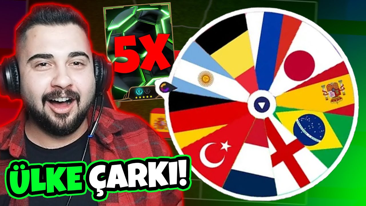 ÇARKIN ŞEÇTİĞİ ÜLKEYE GÖRE KADRO KURDUM!🎲 KAZANAMAZSAM 5 EPİK SİLERİM!