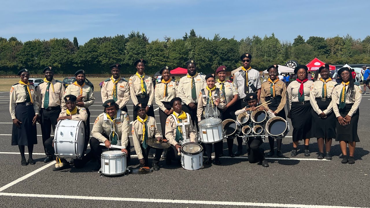 NEC Drill & March Team showing off their Fancy Drill | NEC Pathfinder Fair