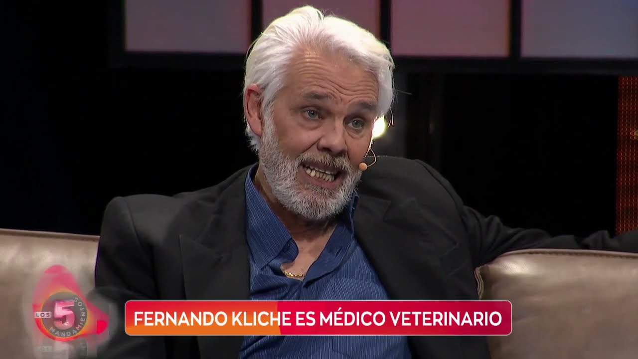 Fernando Kliche es m&eacute;dico veterinario. Los 5 Mandamientos, Canal 13.