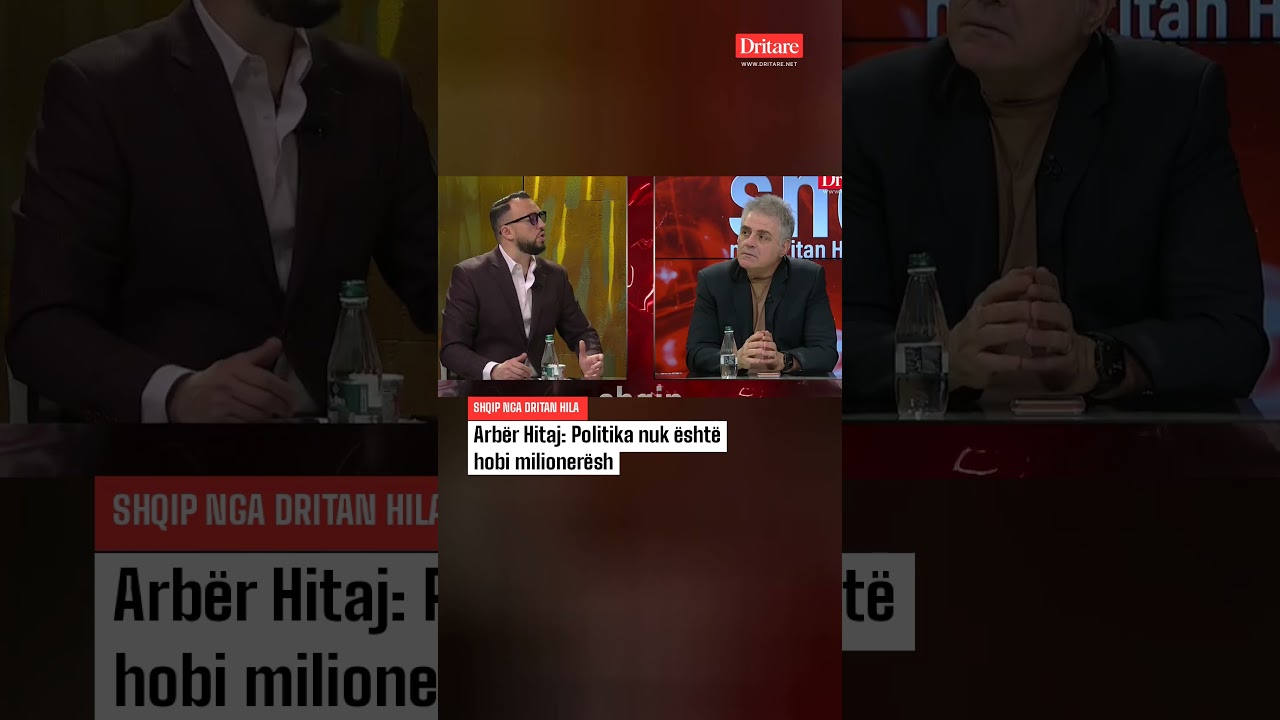 Arb&euml;r Hitaj p&euml;r Agron Shehajn: Politika nuk &euml;sht&euml; hobi milioner&euml;sh!