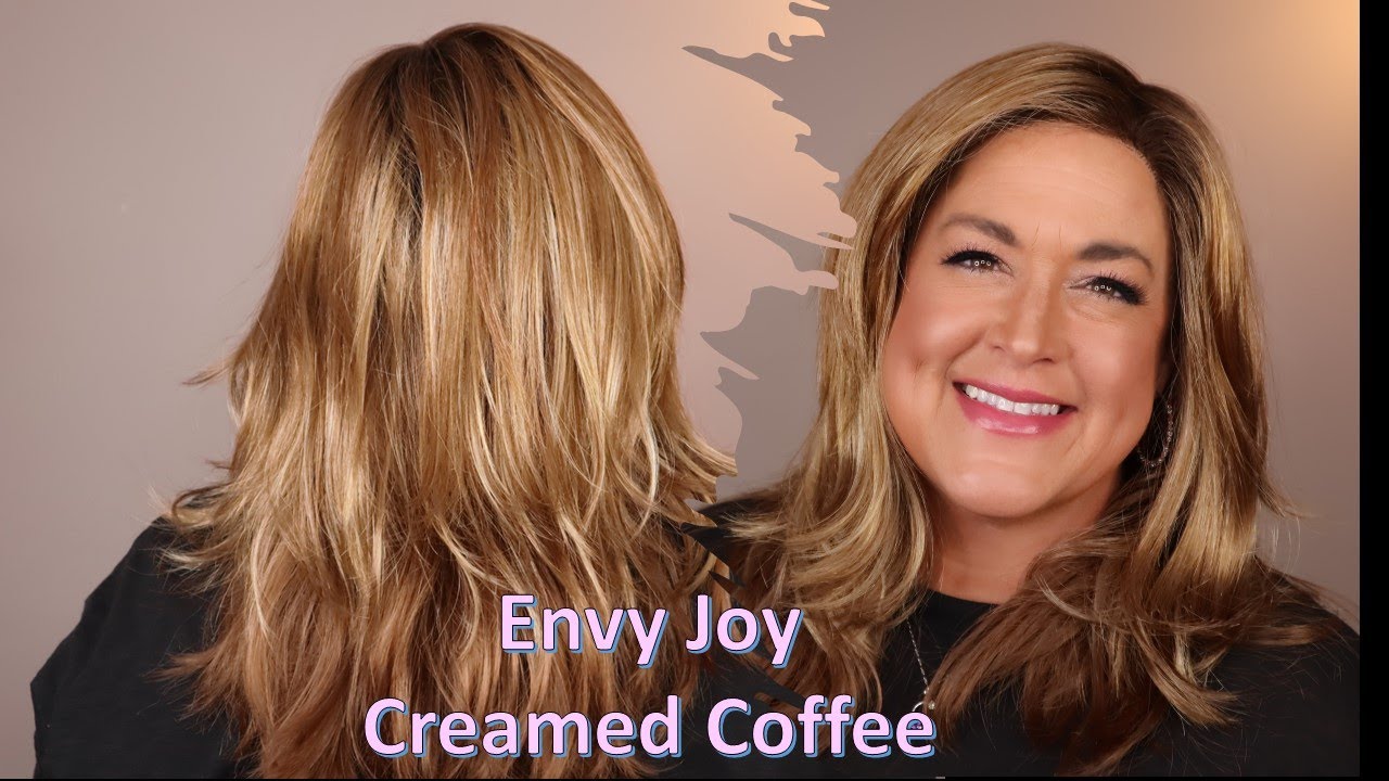Envy JOY in CREAMED CARAMEL | BRAND NEW WIG STYLE FOR 2022!  A perfect layered style for updos!!!