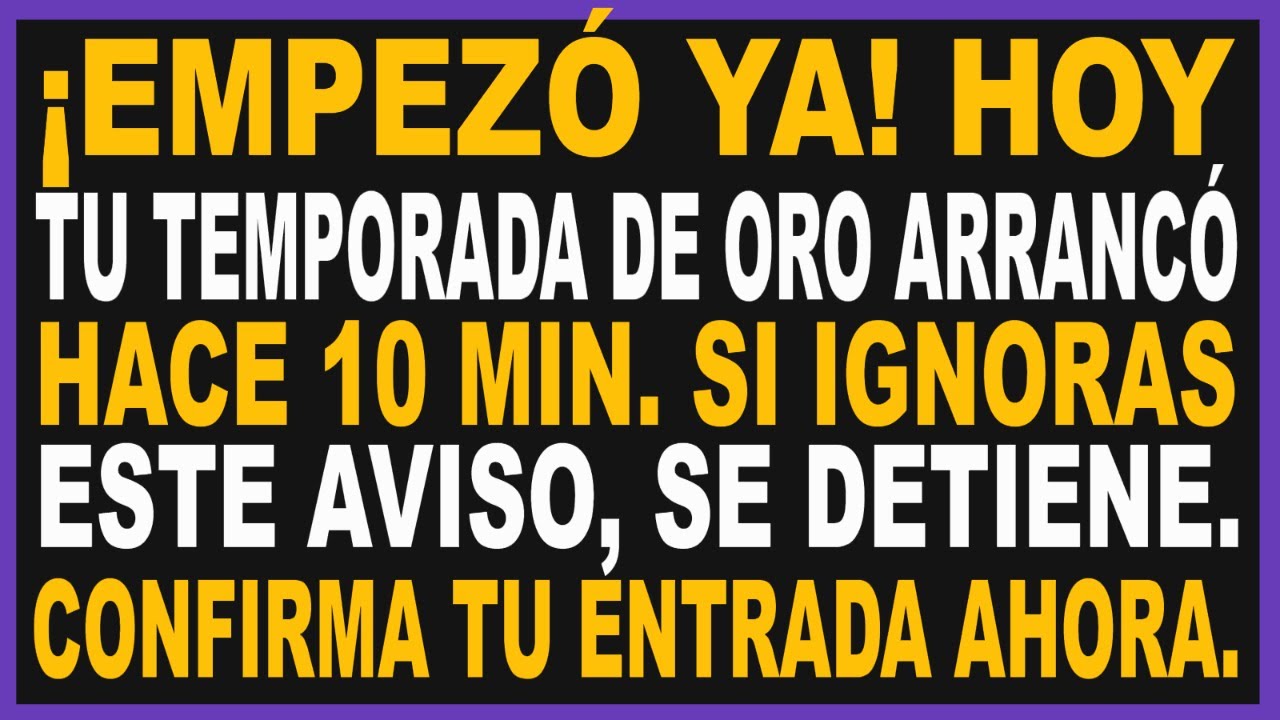 TU TEMPORADA FUE ACTIVADA: La llave para entrar está aquí