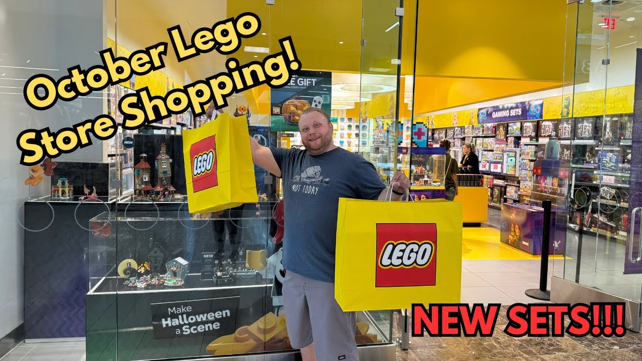 October Lego Store Shopping Haul! (We Got New Sets!)