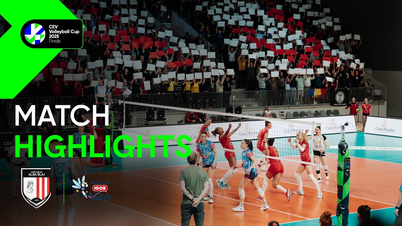 Finals I Highlights | CS Volei Alba BLAJ vs. Igor Gorgonzola NOVARA | CEV Volleyball Cup 2025
