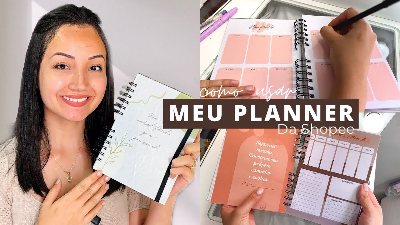 COMO USAR UM PLANNER (Meu planner da shopee 2023 ) Camila Ester.