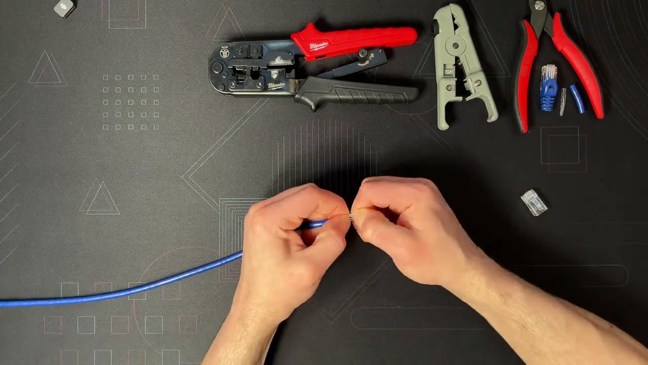 How to Crimp RJ45 Ethernet Cables