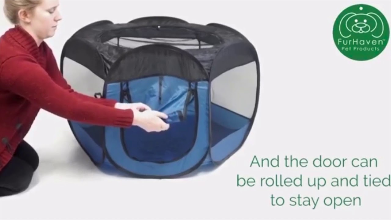 Amazon Furhaven Pet Playpen