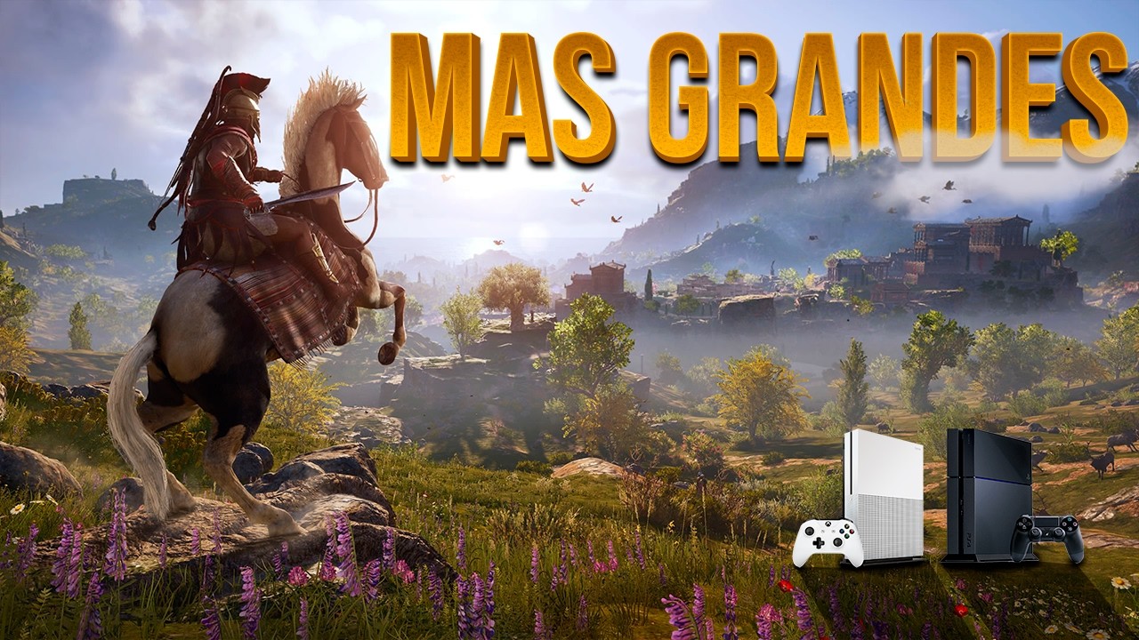 LOS 11 MAPAS MAS GRANDES de PS4 y XBOX ONE | Los Mapas Mas Grandes que Existen | 2024