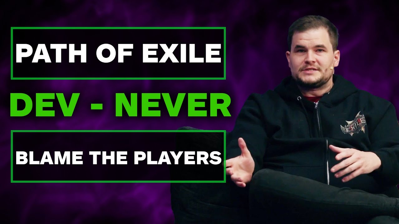 Разработчики Path of Exile о том, почему НИКОГДА не стоит винить свою аудиторию