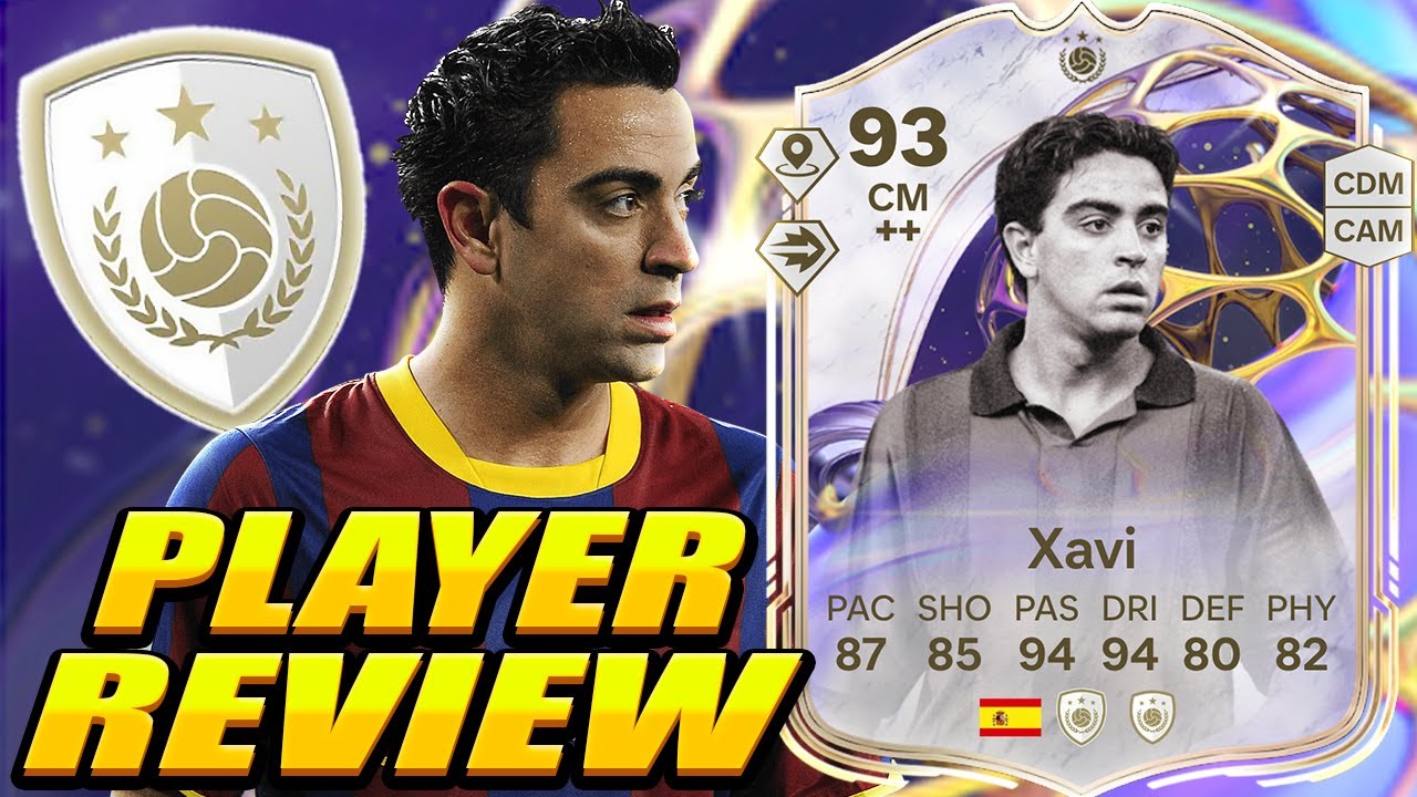He CONTROLS EVERY MATCH… 🧠🔥 93 Future Stars Icon Xavi Review! 93 Xavi Player Review! Icon Xavi 93