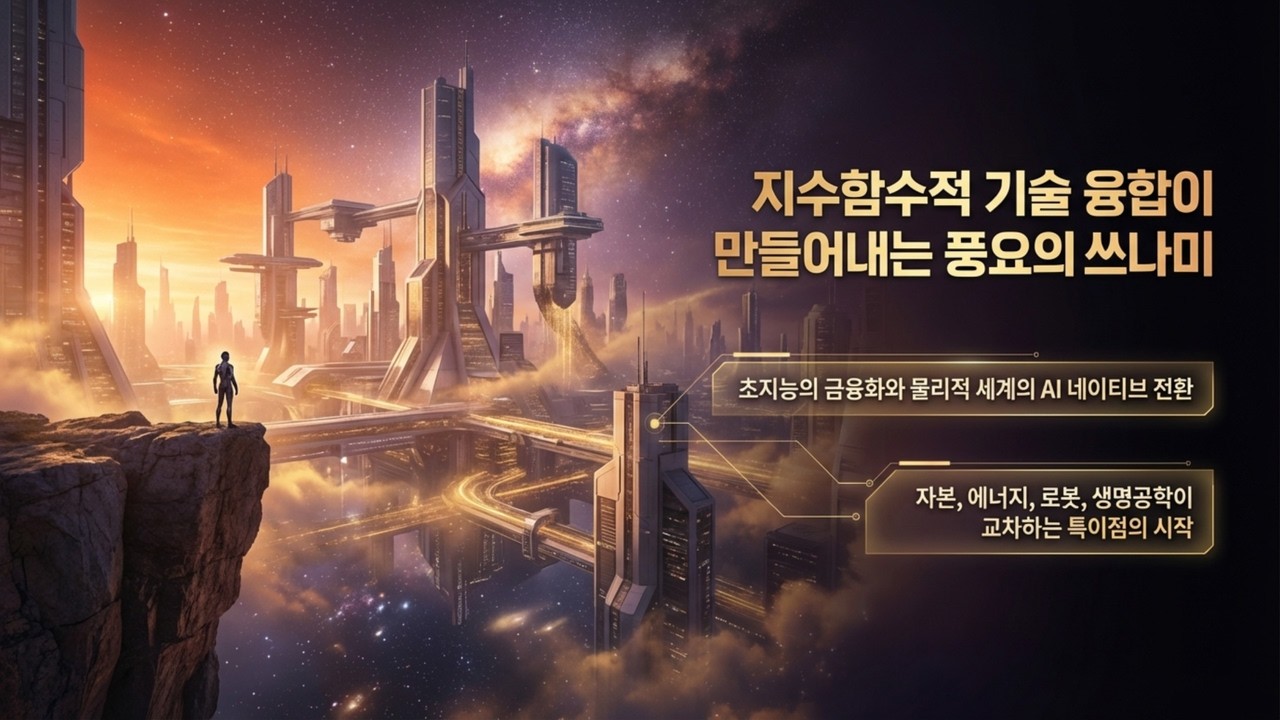 풍요의 쓰나미: AI 특이점이 가져올 상상 초월의 변화들 (SaaS의 몰락과 휴머노이드) | 초지능이 앞당긴 무한 에너지와 150세 수명