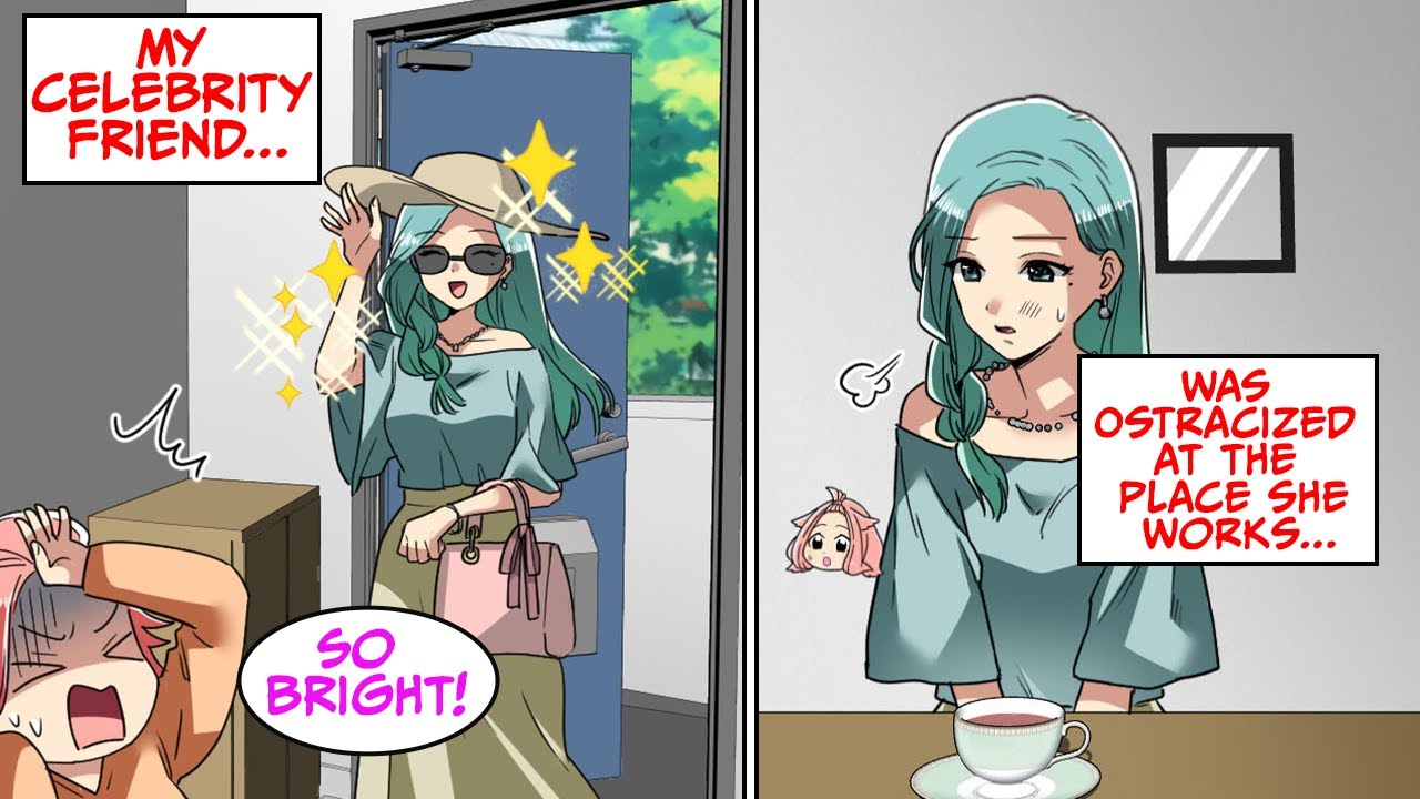 My celebrity friend was ostracized at the place she works… [Manga Dub]