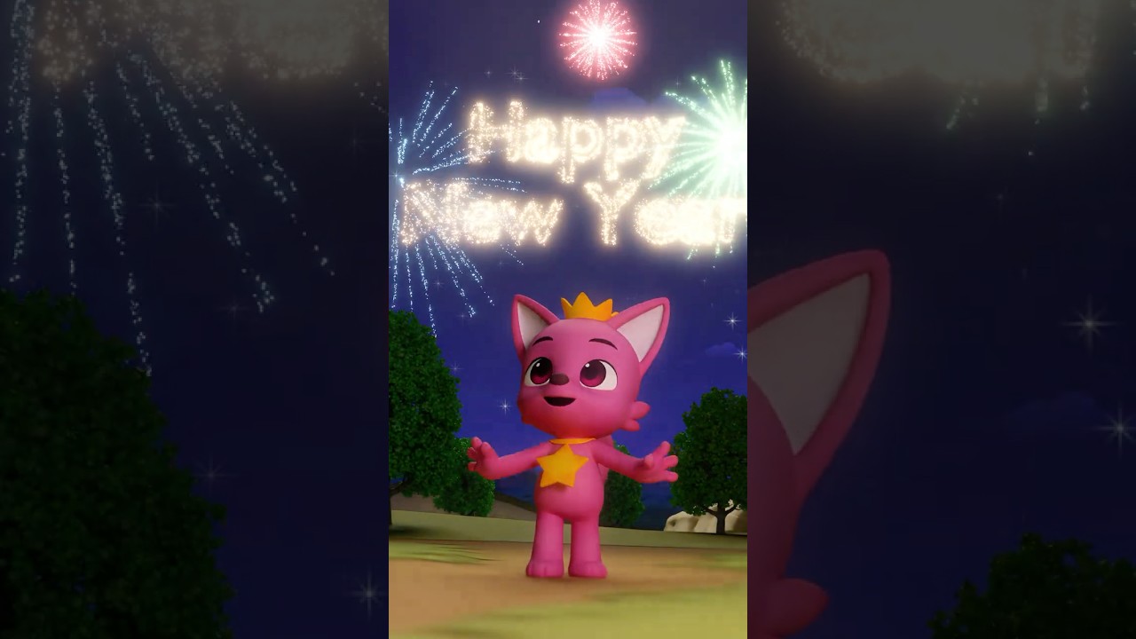 Feliz Ano Novo 2025 🎊 #pinkfong #shorts