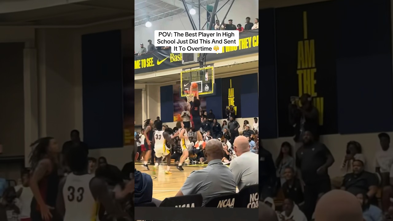 They saying he just might be the best player in high school 😤 #basketball #shorts