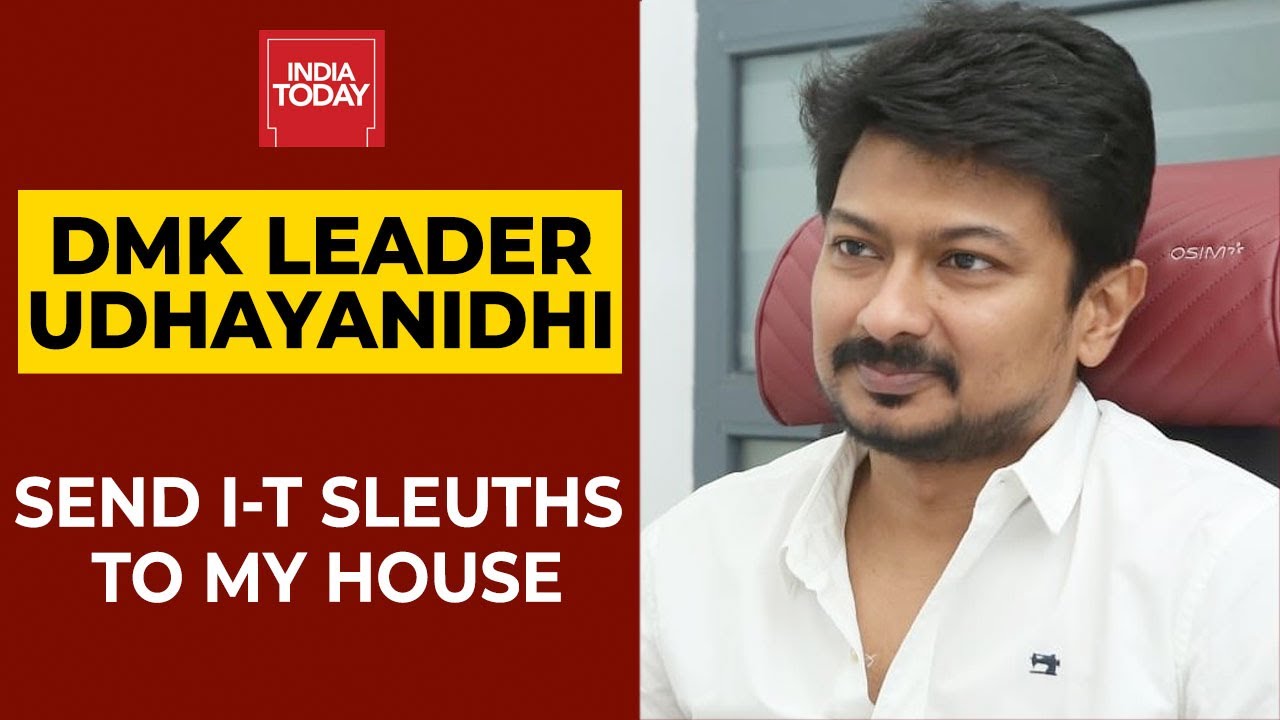 Challenge BJP To Send I-T Sleuths To My House: DMK Leader Udhayanidhi | Breaking