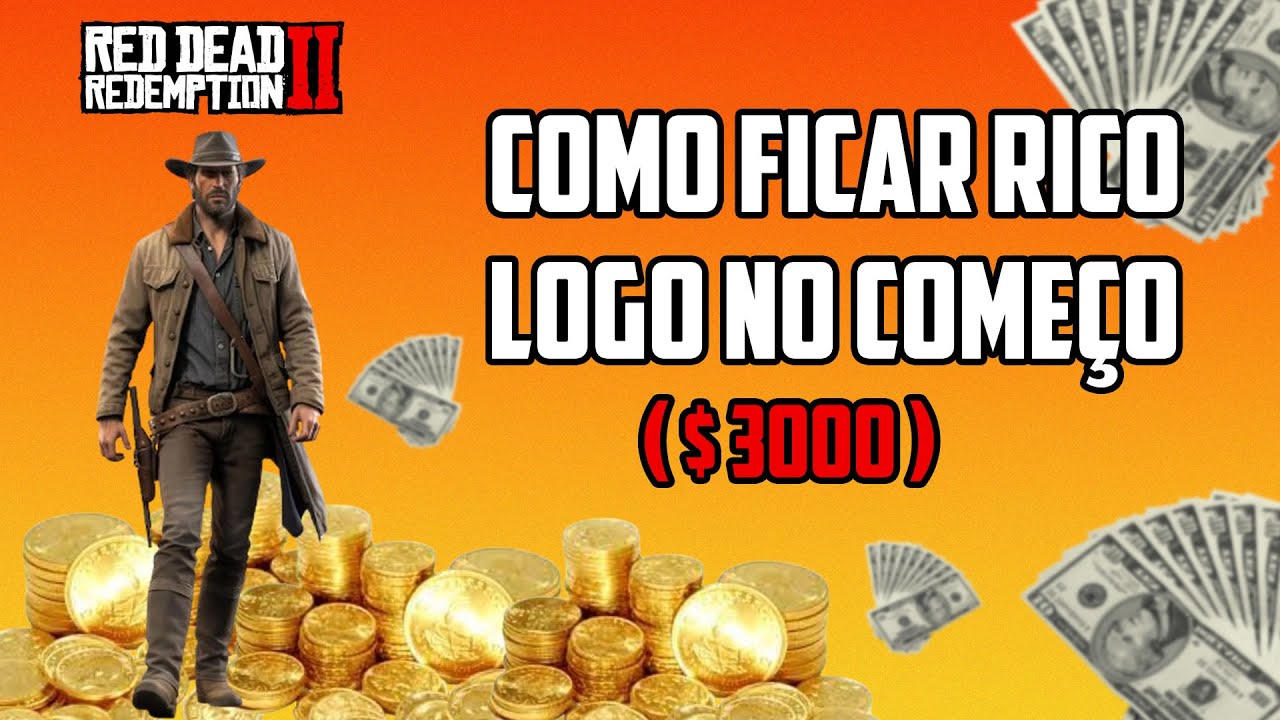 DICAS DE COMO FICAR RICO EM RED DEAD REDEMPTION 2
