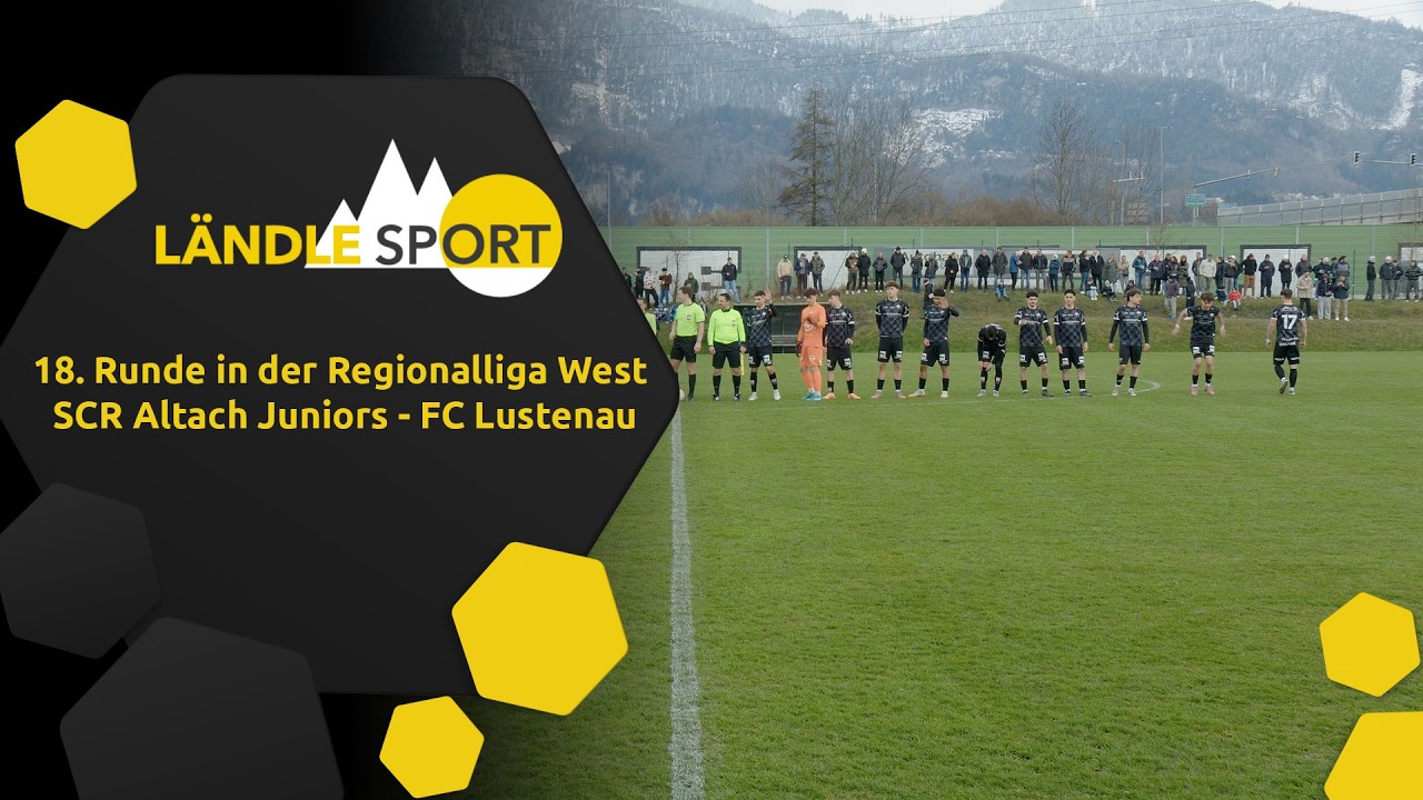 18. Runde in der Regionalliga West - SCR Altach Juniors - FC Lustenau