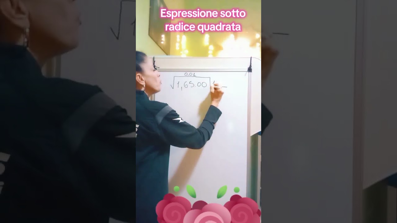Espressione sotto radice quadrata 