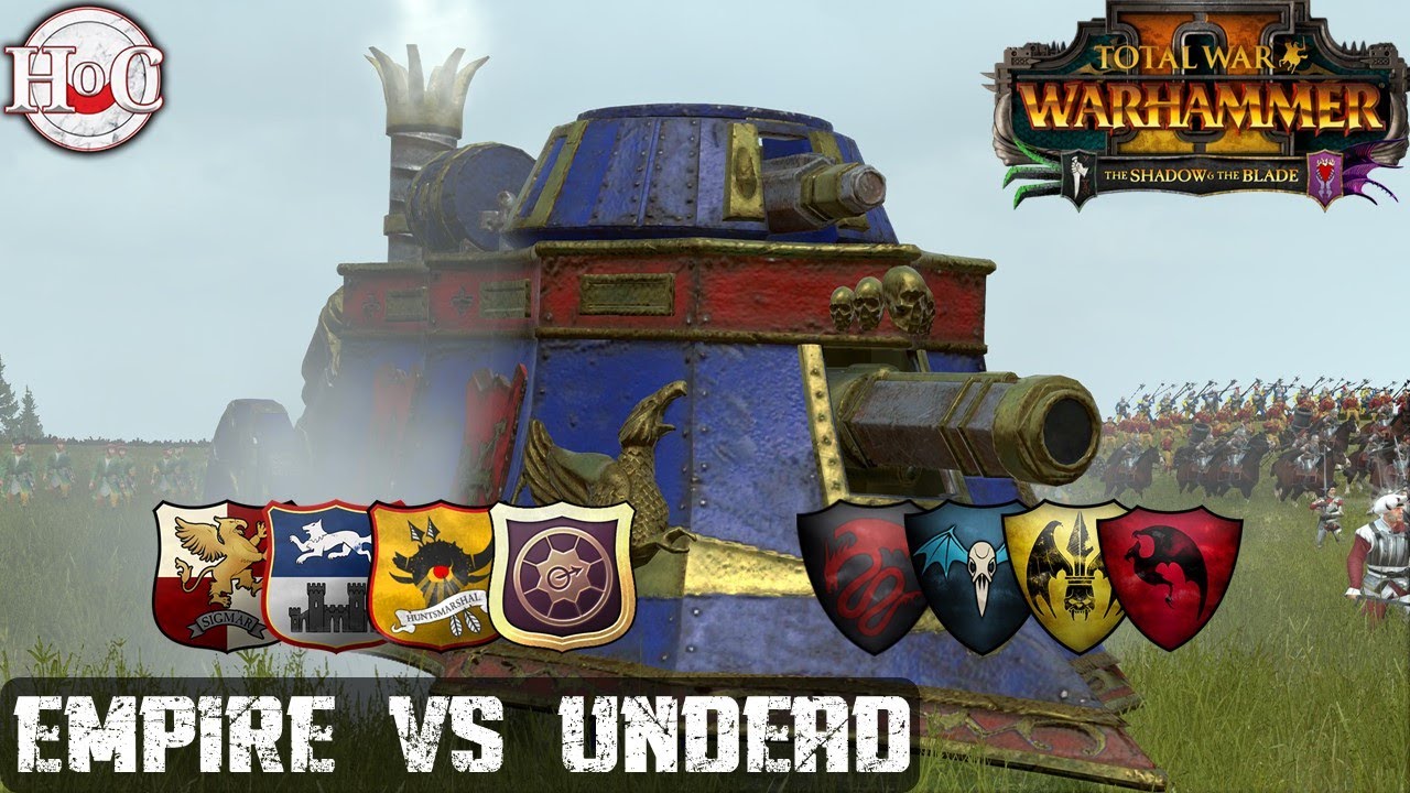 4V4 EMPIRE VS UNDEAD - Total War Warhammer 2 - Online Battle 421