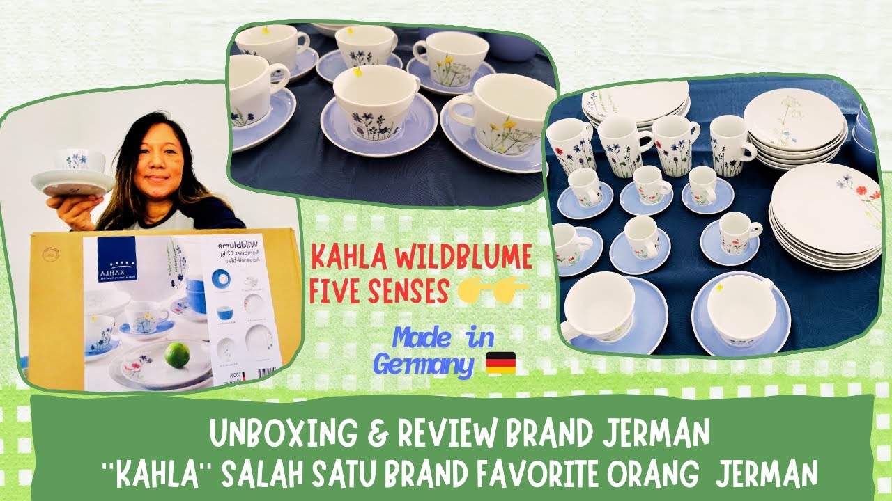 UNBOXING & REVIEW KAHLA WILDBLUME FIVE SENSES / SALAH-SATU BRAND FAVORITE ORANG JERMAN 🇩🇪