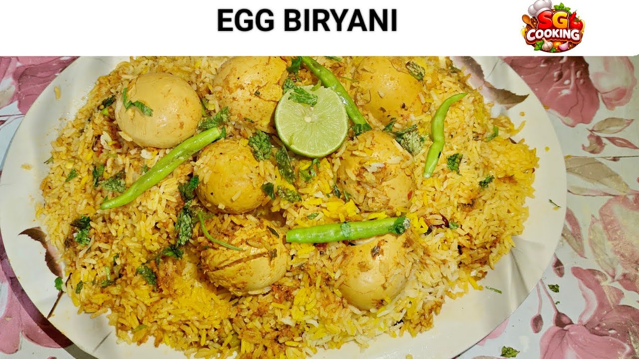 Egg Biryani Recipe| SG COOKING |#eggbiryani #recipe #egg #food #sgcooking #biryani #viral #trending 