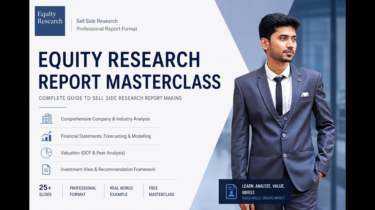 How to make an Equity Research Report Step by Step (In PowerPoint presentation)
