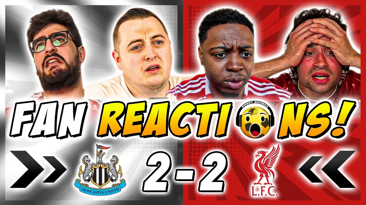Liverpool Fans RELIEVED 😅 Reactions to Newcastle 2-2 Liverpool | Premier League Fan Reactions