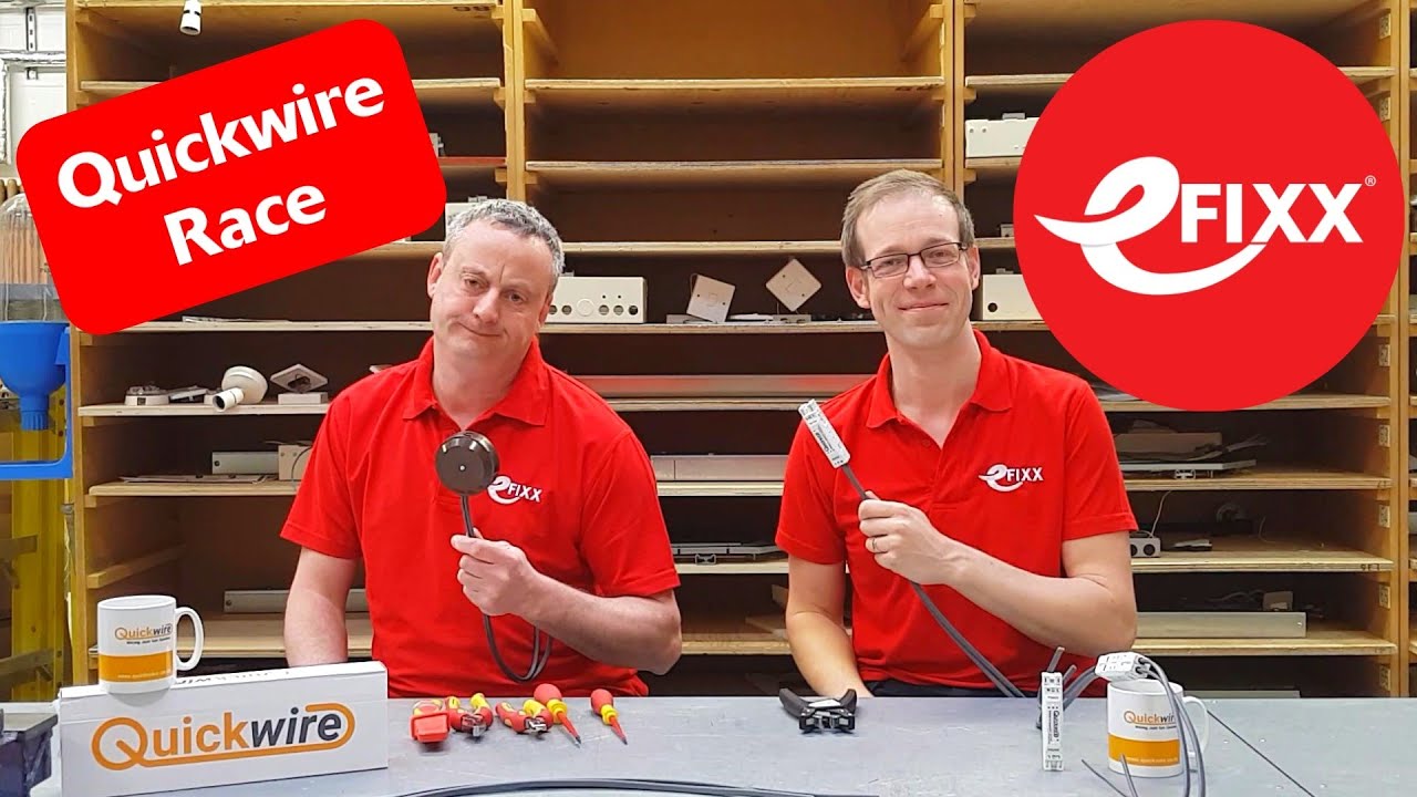 Quickwire vs junction box. Includes a race between Gaz and Joe