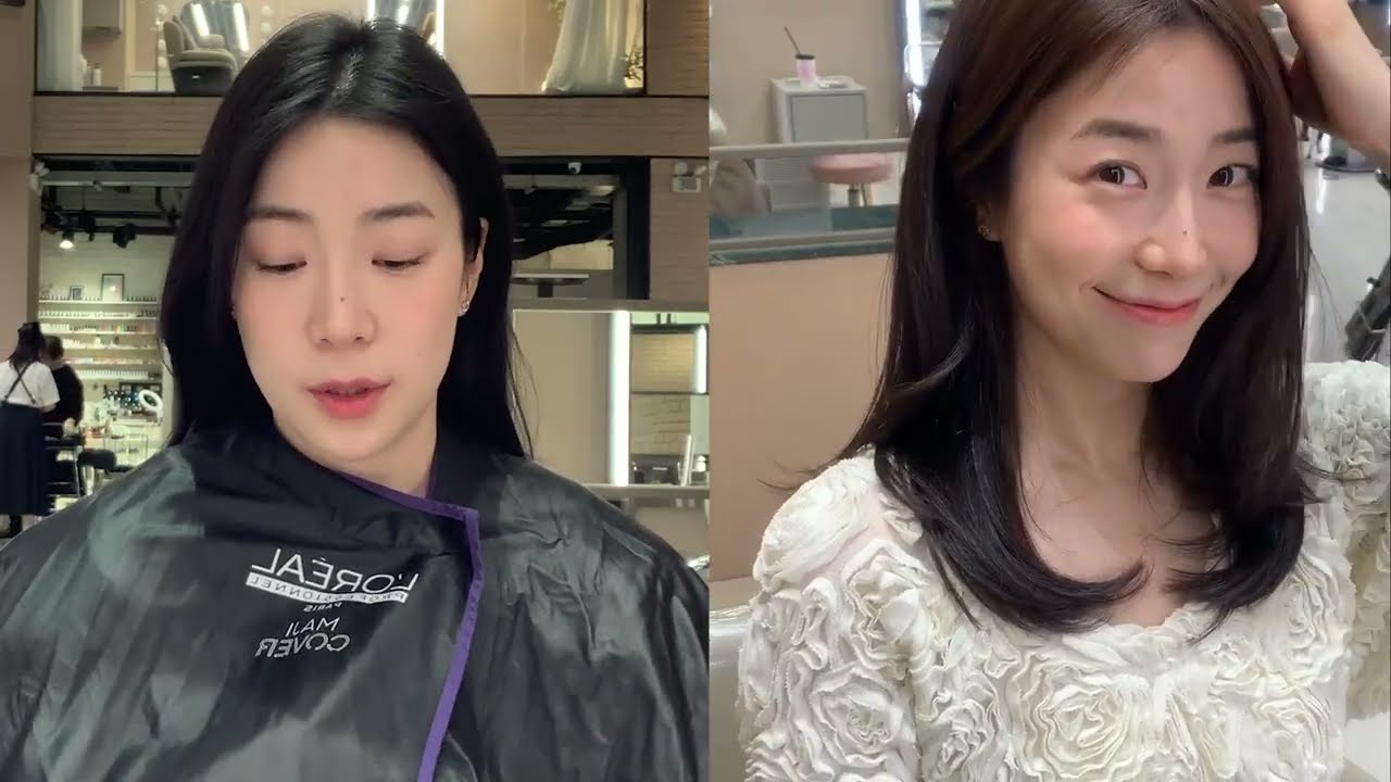 흑발에서 갈발 염색 브이로그..♥