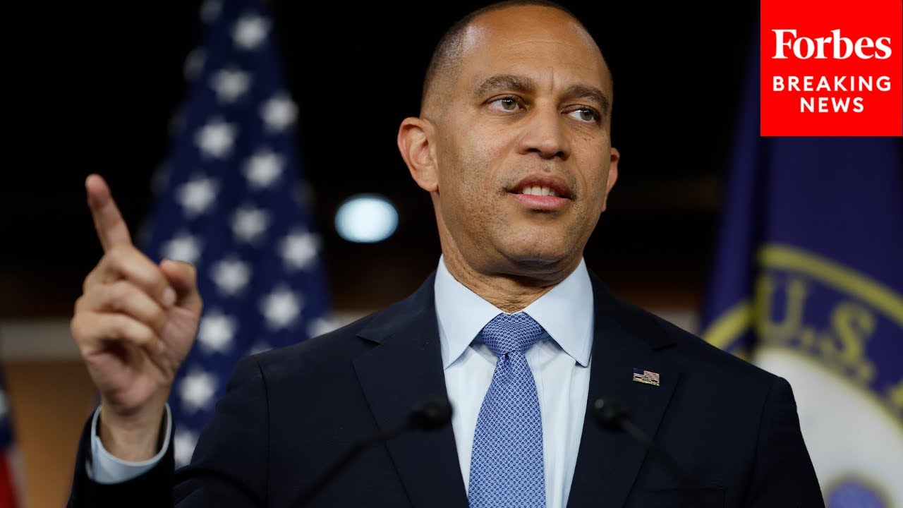WATCH LIVE: Hakeem Jeffries Holds A Press Briefing
