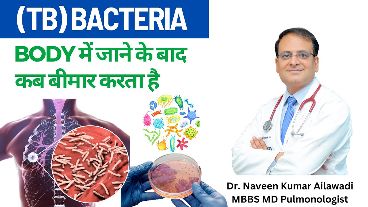 (TB) bacteria body में जाने के बाद कब बीमार करता है | tuberculosis - TB | Dr Naveen Ailawadi