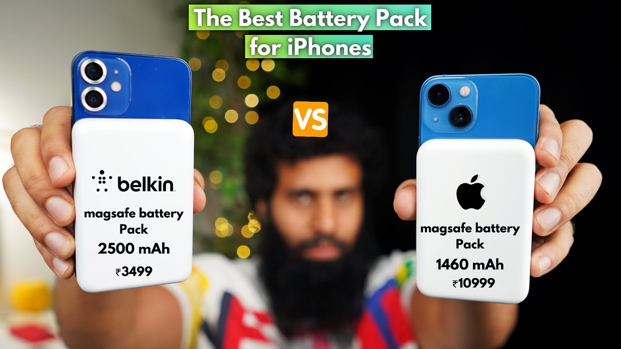 Belkin MagSafe Power Bank vs Apple MagSafe Battery Pack Comparison