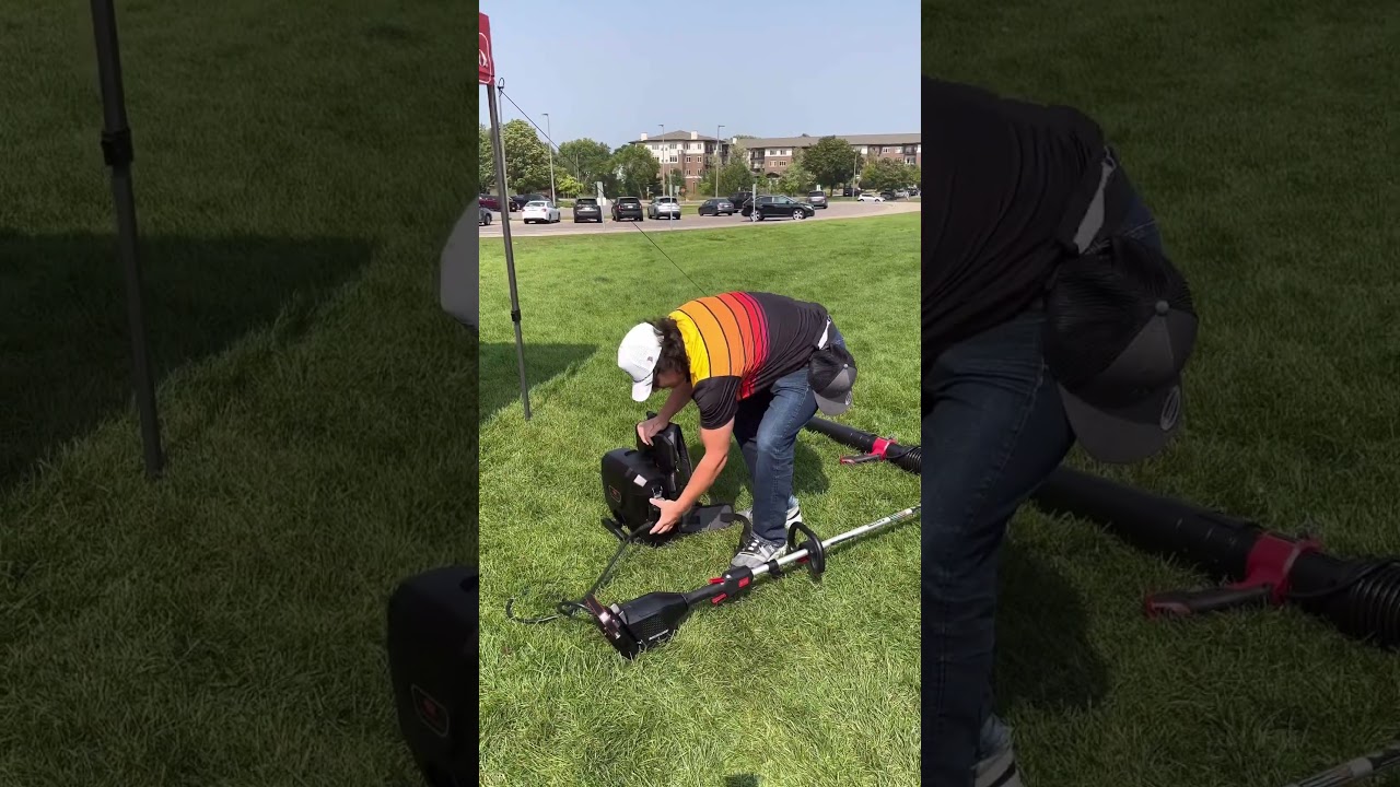 Battery Backpack Blower & Trimmer - Toro Revolution!