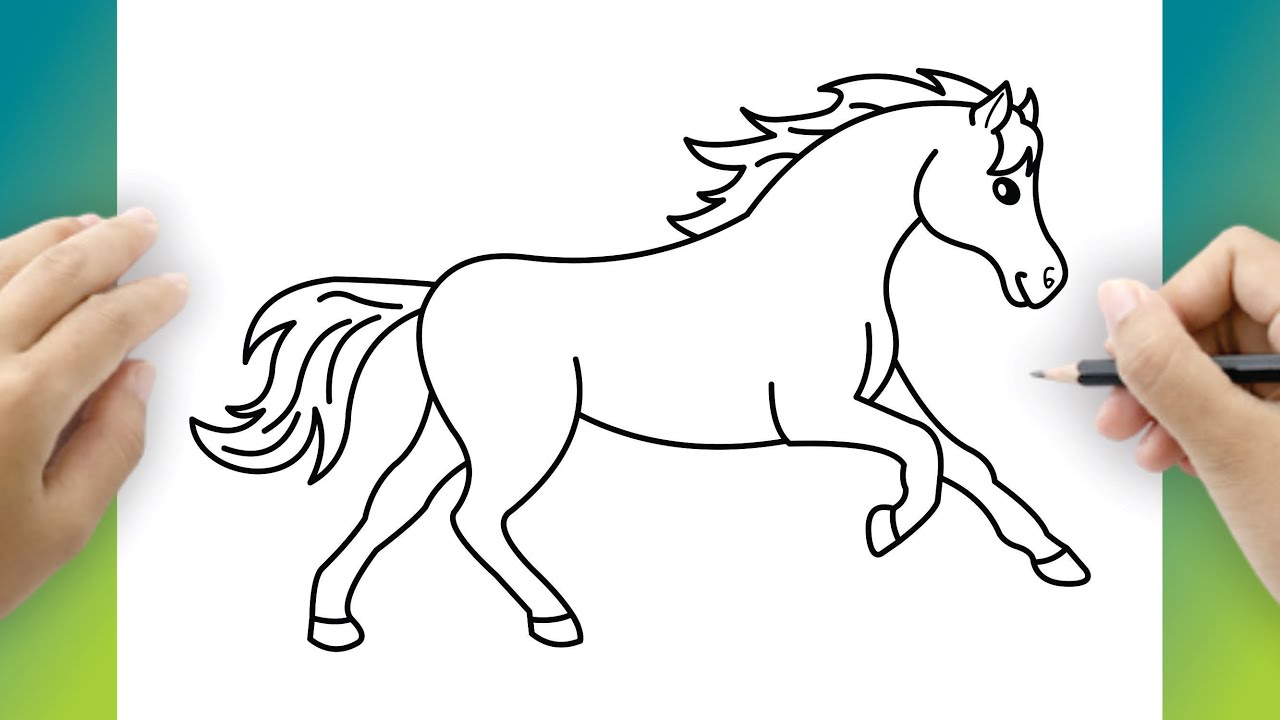 Come Disegnare un Cavallo Passo Passo Facile per Principianti!