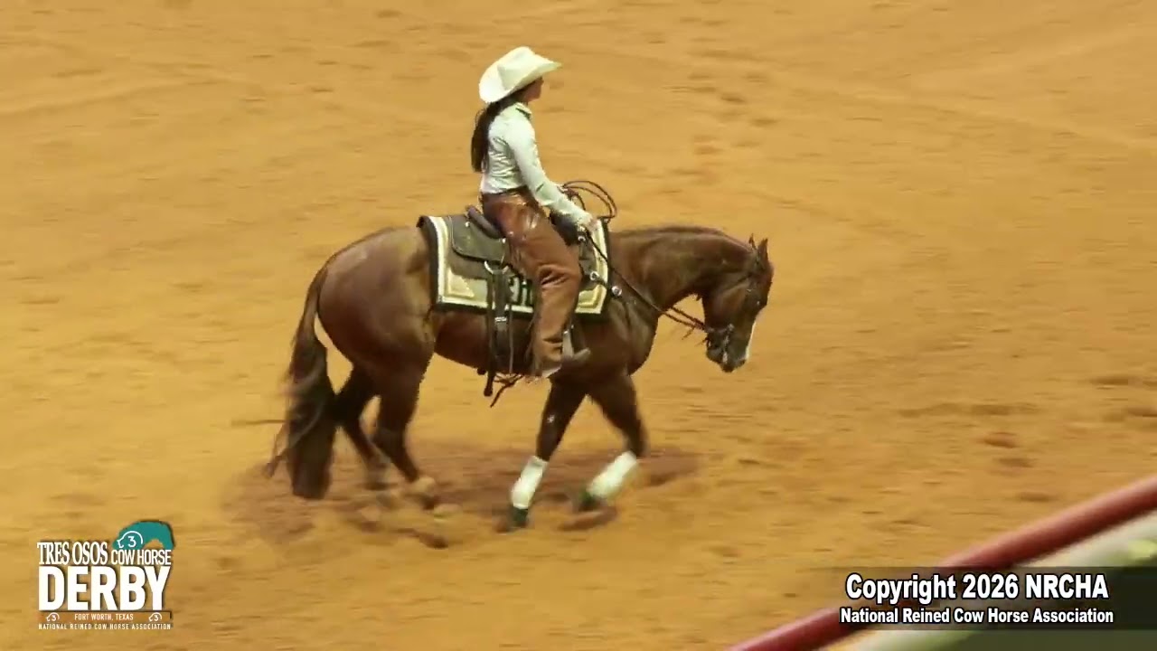 2026 Tres Osos Derby Reined Work: Abbie Phillips and Gibberish