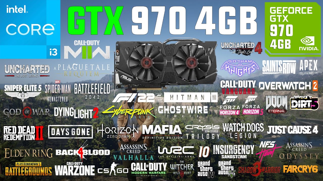 GTX 970 Test in 50 Games in 2022