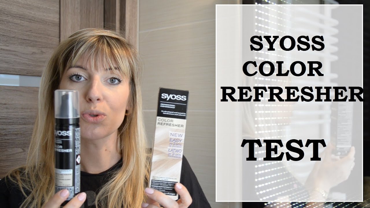 TEST NA ŻYWO SYOSS COLOR REFRESHER- pianka odświeżająca kolor włosów │Semika