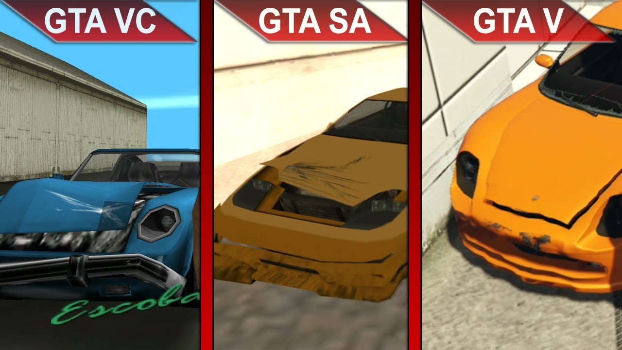 THE BIG GTA COMPARISON | GTA VC vs. GTA SA vs. GTA V | PC | ULTRA