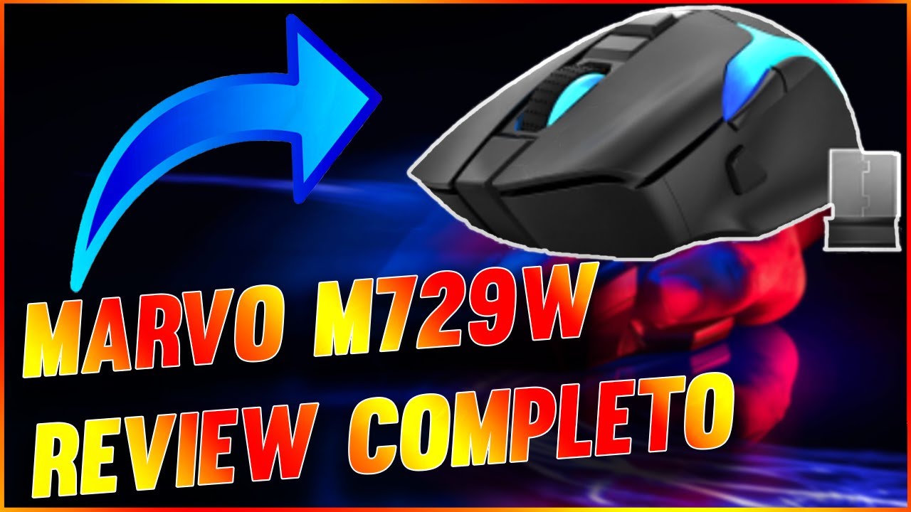 MOUSE MARVO M729W REVIEW - REVIEW 7 DIAS DE USO!