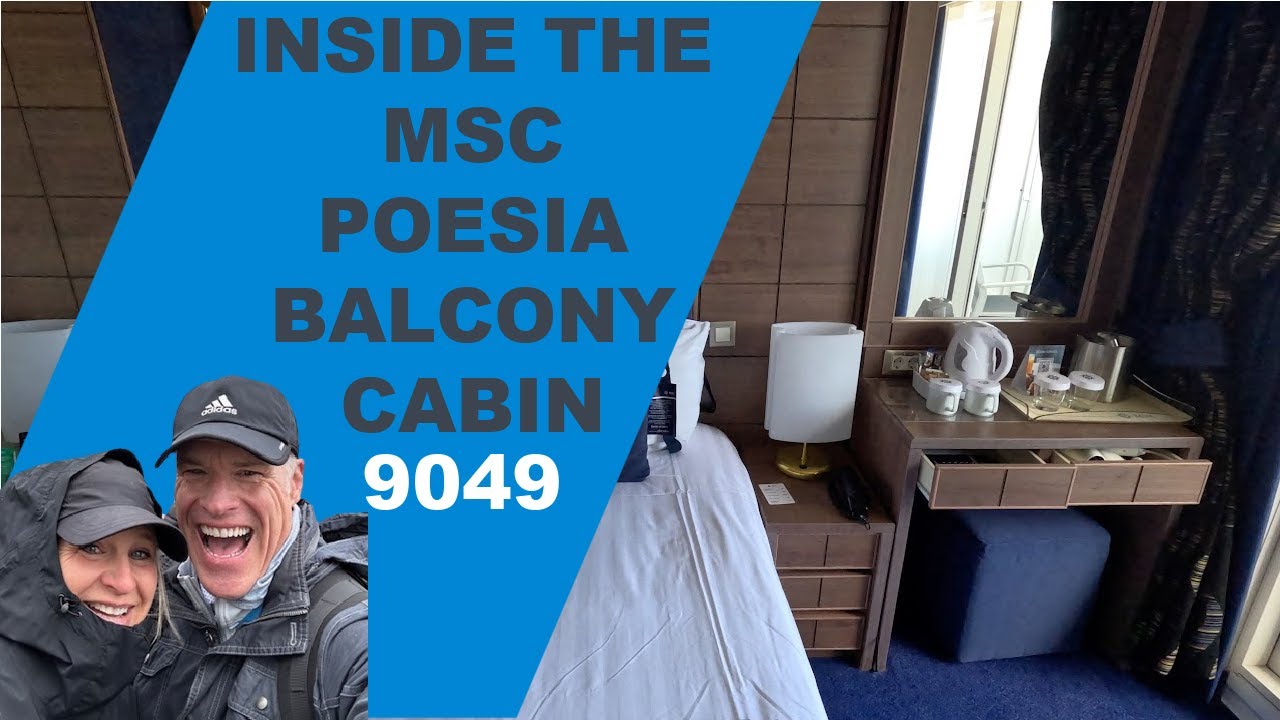 MSC Poesia Deluxe Balcony Cabin Stateroom Tour