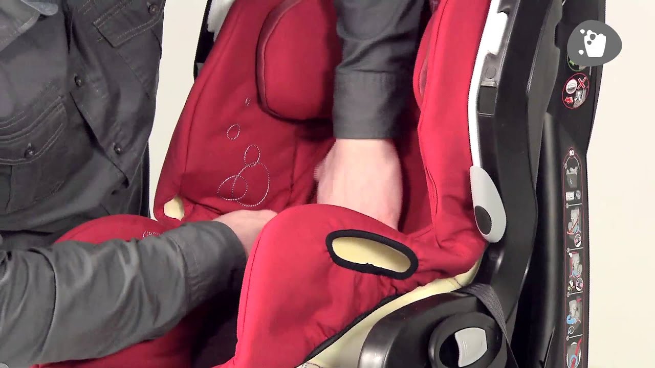 Maxi-Cosi l Axiss car seat l How to remove & replace the cover