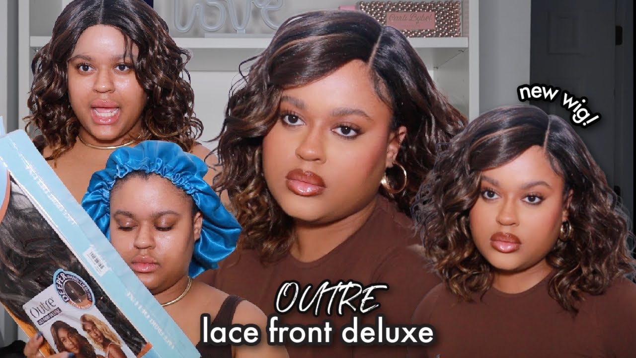 NEW! Outre Synthetic Hair HD Lace Front Deluxe Wig - DILAN