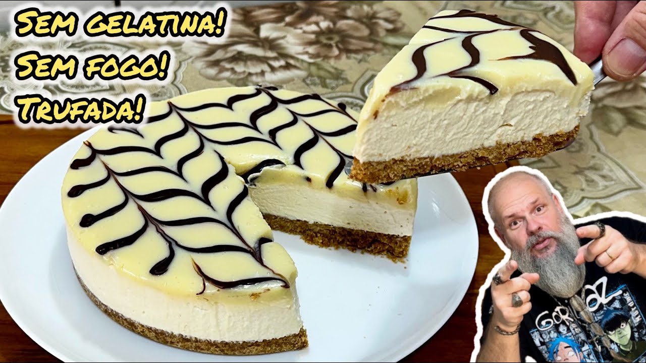 TORTA DE CHOCOLATE BRANCO TRUFADA